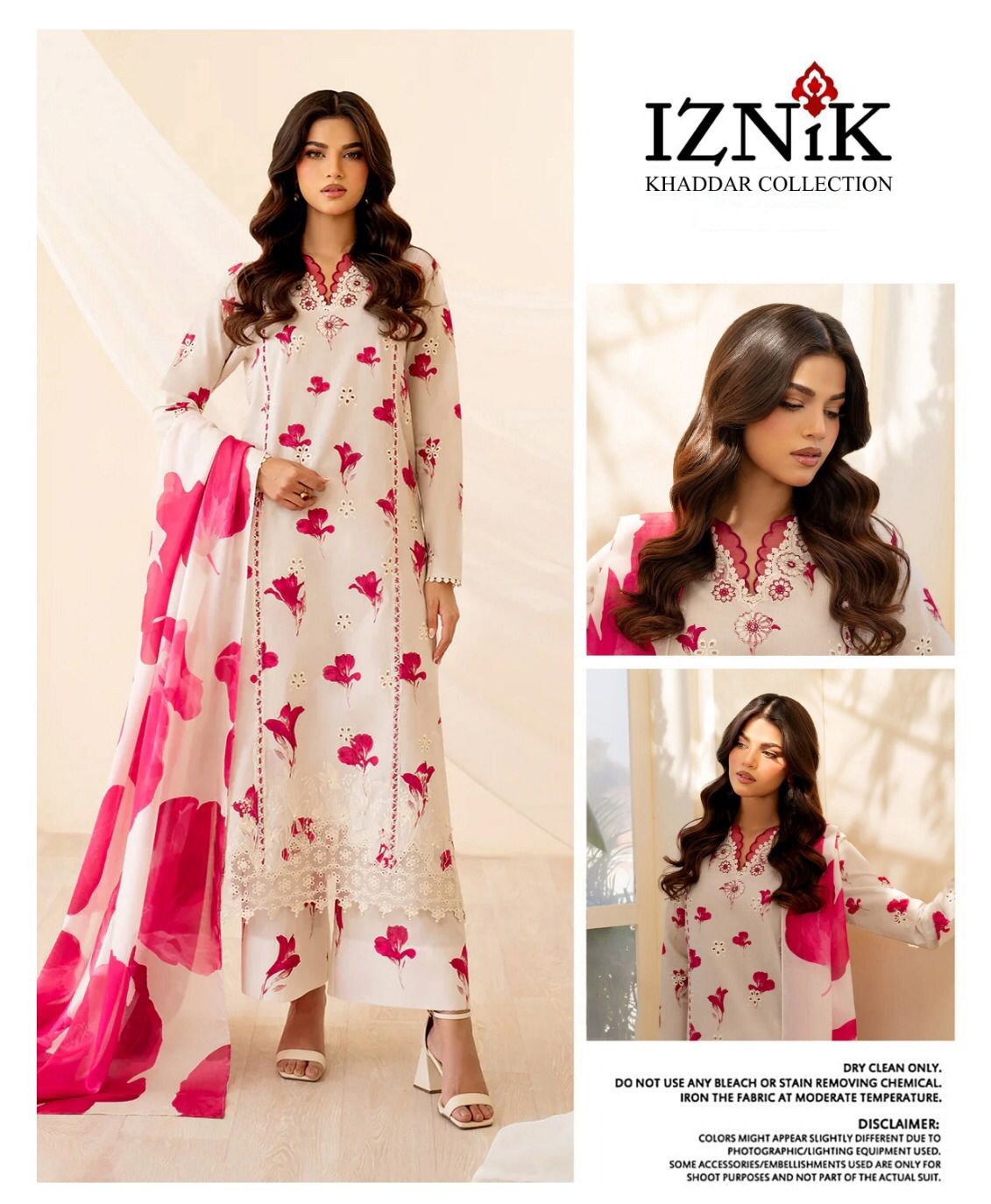 🌟 Iznik Hit Code – Premium Khaddar 3PC | Digital Printed | Free Delivery 🌟