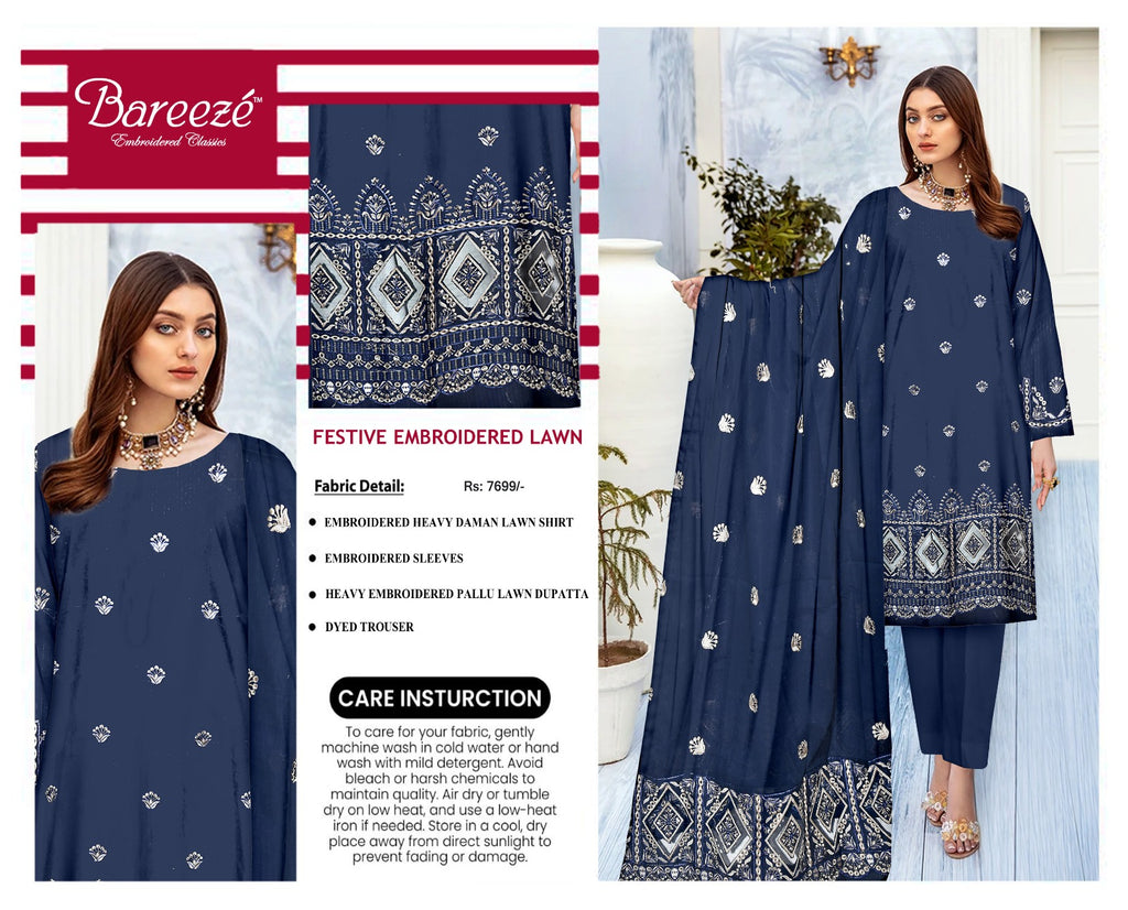 BREEZE Blue 3-Piece Ensemble - Calming & Elegant