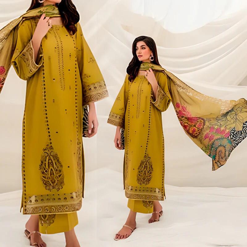 BATIK Luxury Collection – Original Lawn 3PC Suit