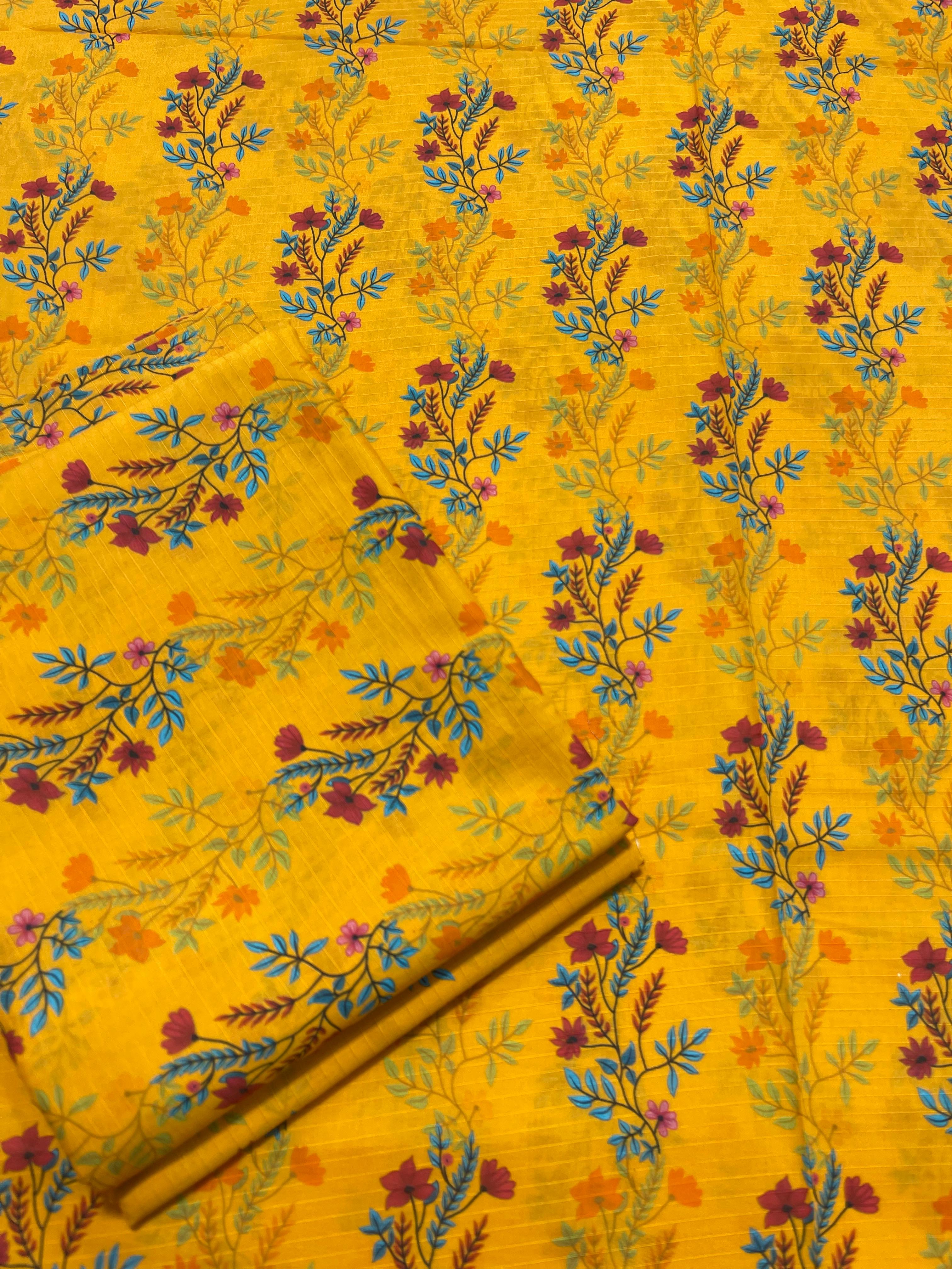 ✨ Radiant Glow – All Over Printed 2PC in Golden ✨