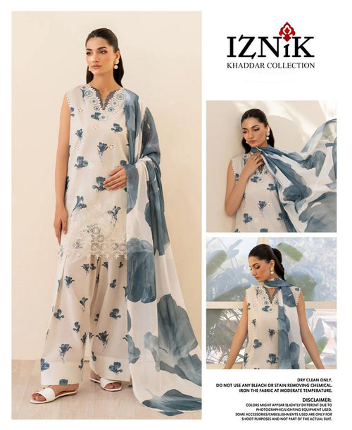 :  🌟 Iznik Hit Code – Premium Khaddar 3PC | Digital Printed | Free Delivery 🌟