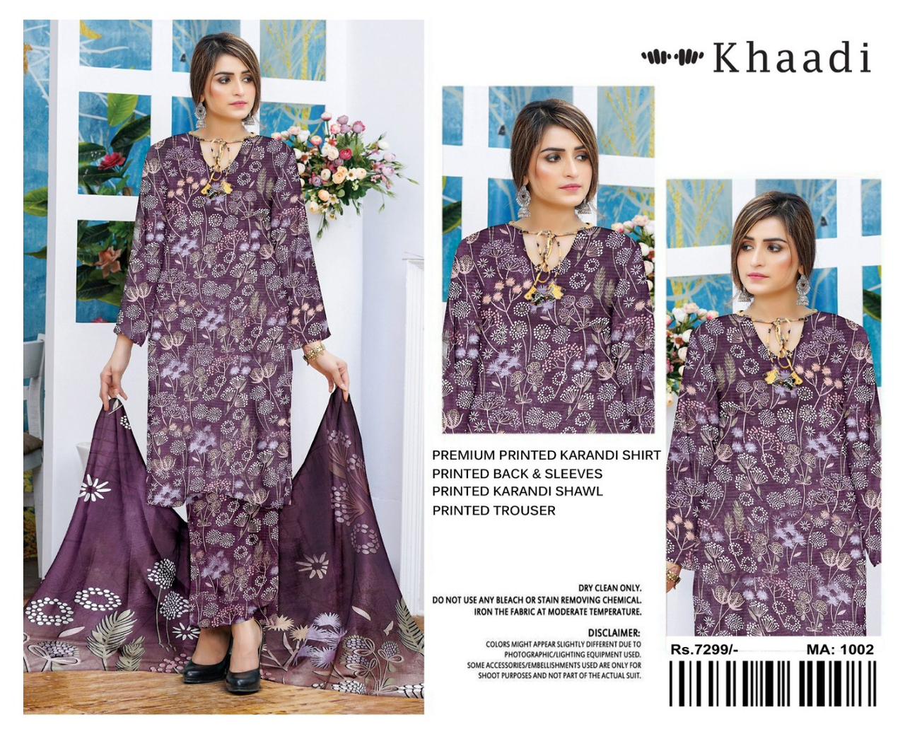 Khaadi Karandi Linen Digital Print 3PC – The Masterpiece Edition | Premium Winter Collection