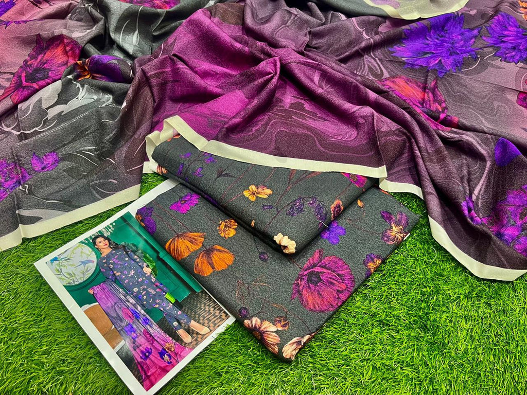 Khaadi Karandi Linen Digital Print 3PC – The Masterpiece Edition | Premium Winter Collection