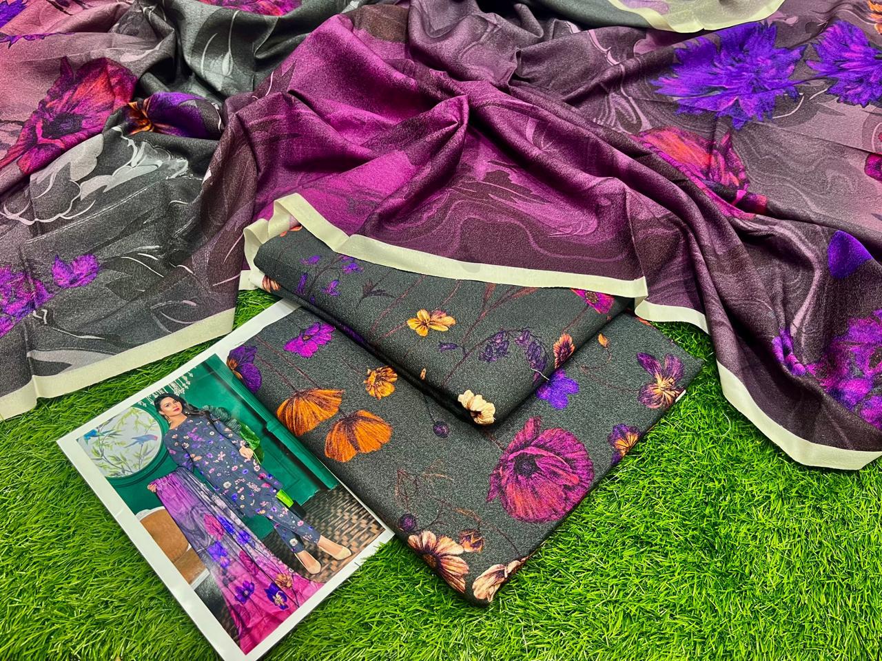 Khaadi Karandi Linen Digital Print 3PC – The Masterpiece Edition | Premium Winter Collection