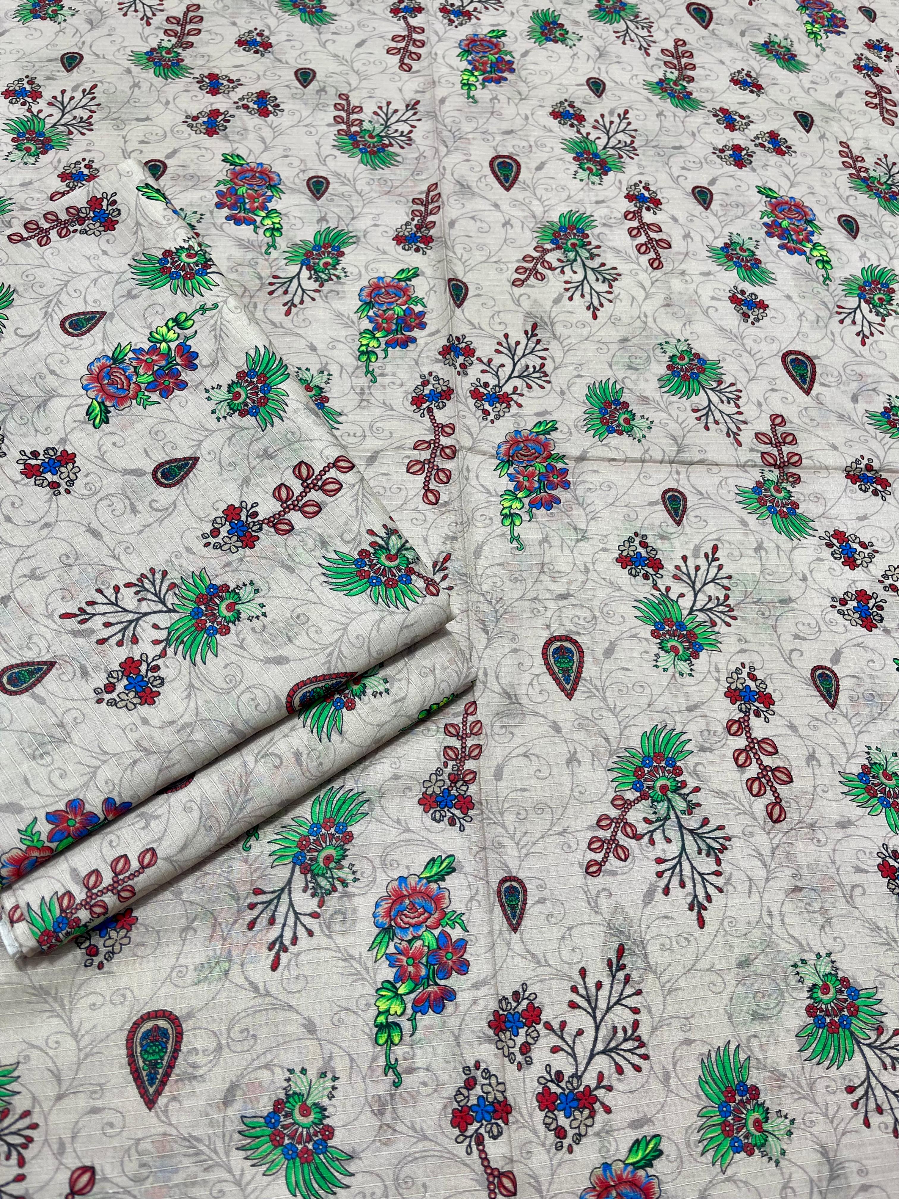🌫️ Subtle Elegance – All Over Printed 2PC in Light Grey 🌫️