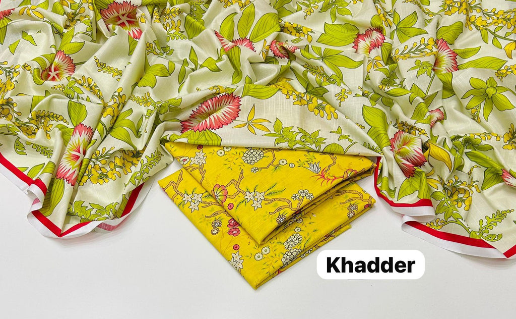 💛 Iznik Light Yellow Khaddar 3PC – Maria B | Baroque | Aneelasss 💛