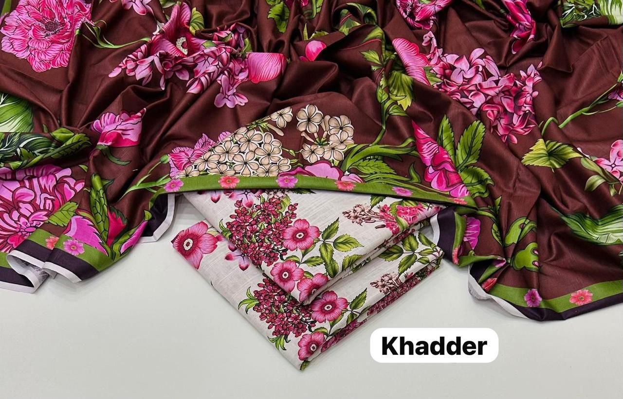 🌸 Maria B Pink Khaddar 3PC – Iznik | Baroque | Aneelasss 🌸