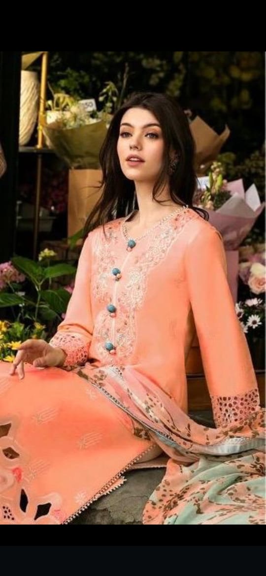 MUSHQ Hit Code – 3 Piece Unstitched Lawn Suit