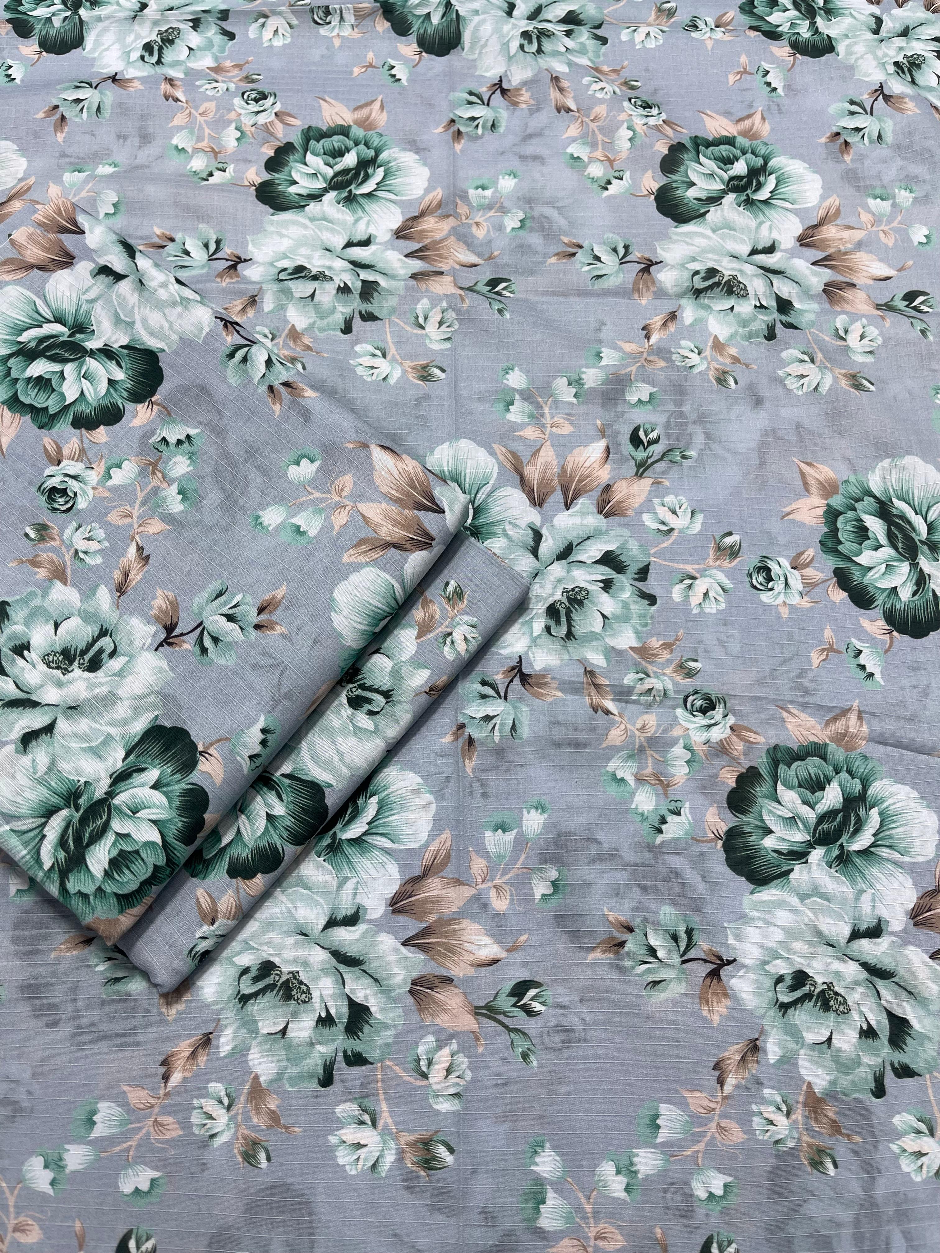 🌊 Calm Sophistication – All Over Printed 2PC in Ocean Green 🌊