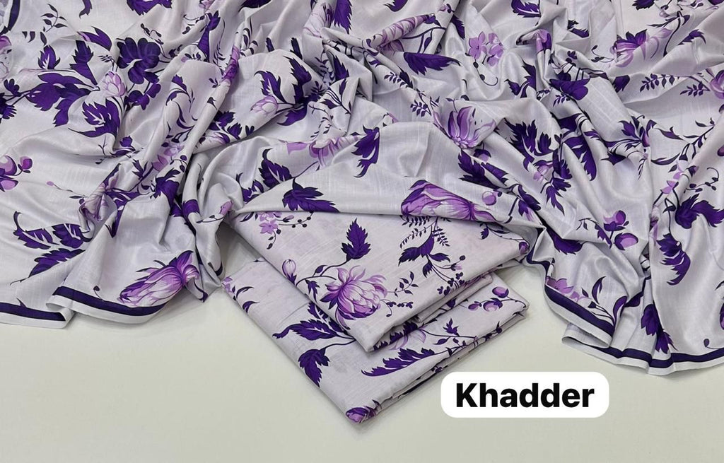 💜 Maria B Garnish Purple Khaddar 3PC – Iznik | Baroque | Aneelasss 💜