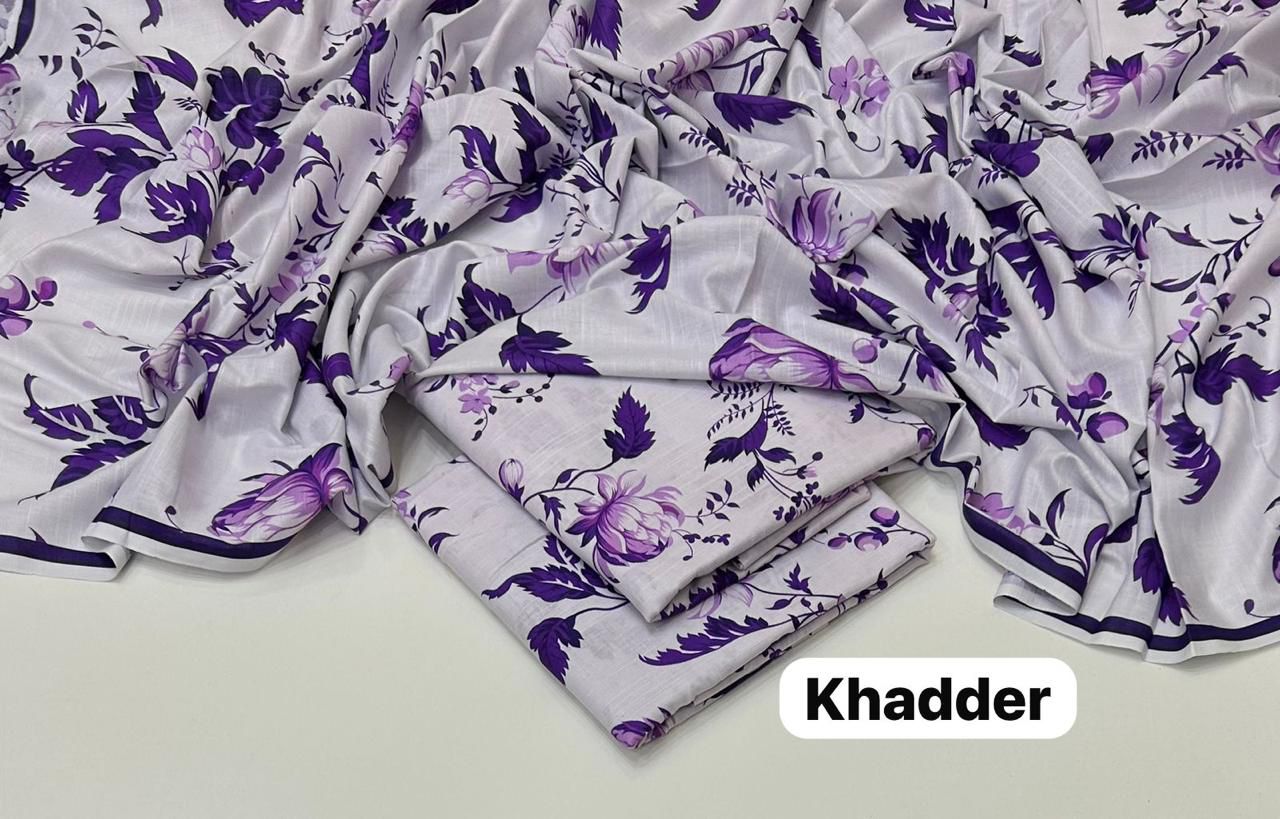 💜 Maria B Garnish Purple Khaddar 3PC – Iznik | Baroque | Aneelasss 💜
