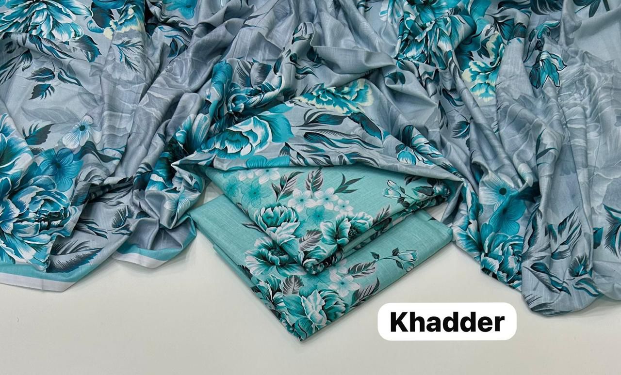 💚 Maria B | Iznik | Baroque | Aneelasss – Premium Sea Green Khaddar 3PC 💚