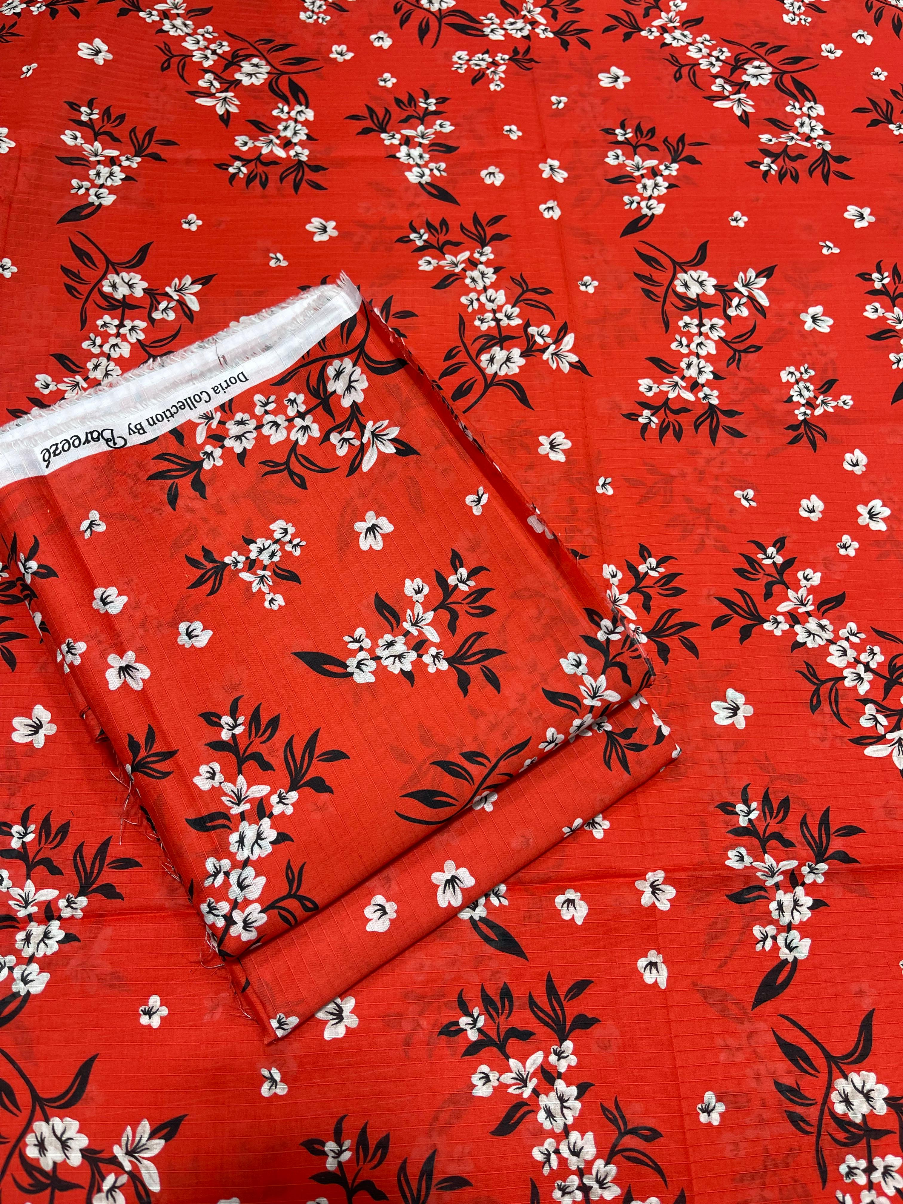 ❤️ Bold Statement – All Over Printed 2PC in Shocking Red ❤️