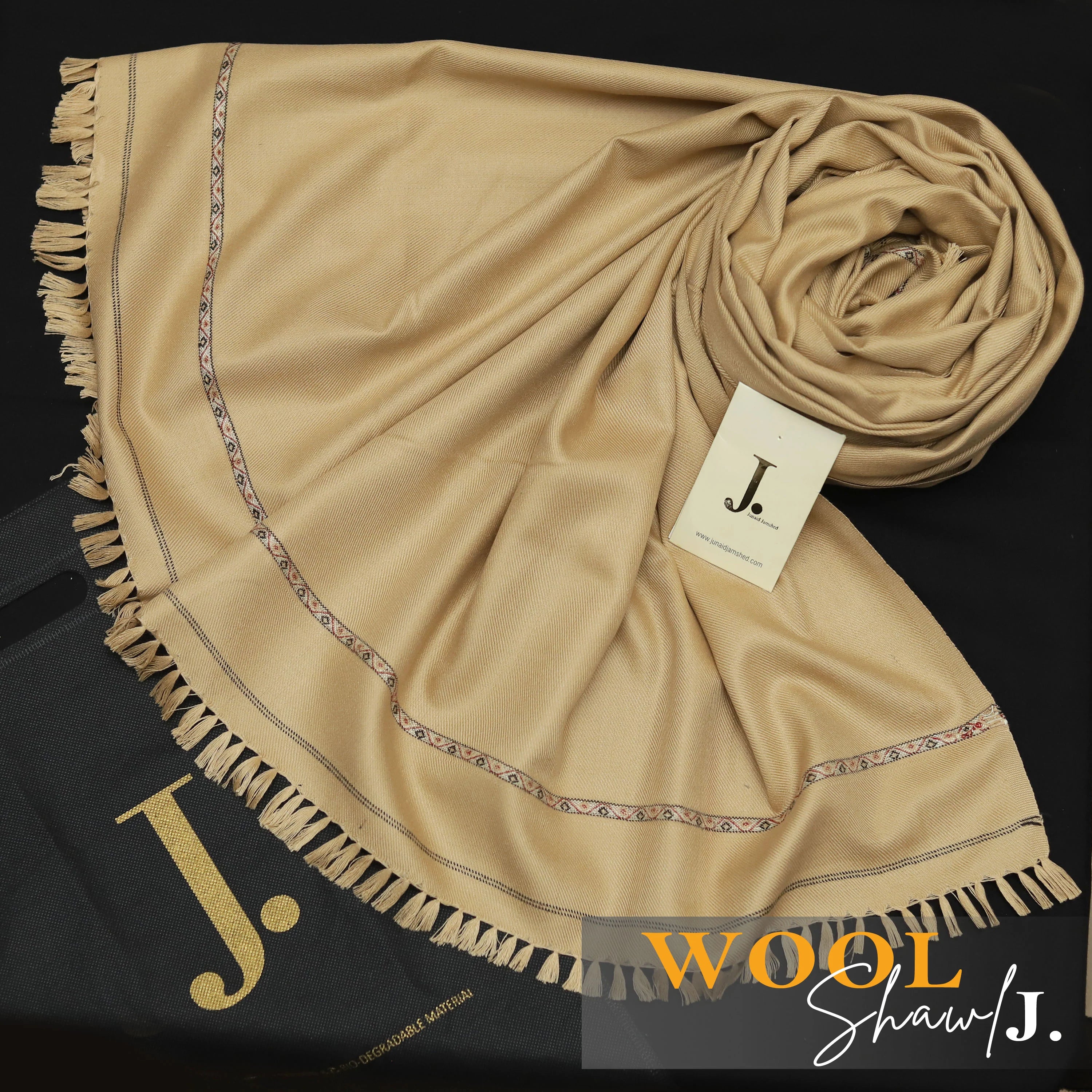 J. Premium Winter Shawl for Men – Dark Skin Color